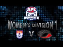 2015 BLK AFL Sydney Division Women's Div 1 Grand Final - Sydney Uni v Newtown